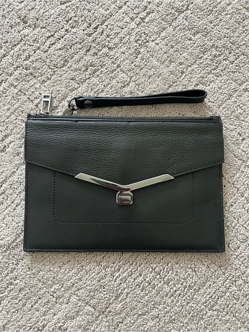 Botkier Leather Wristlet Clutch